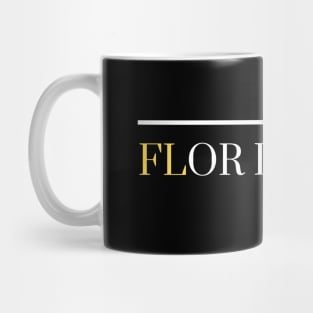 Minimalist Exotic Plant Design: Natural and Sophisticated Style - Flor de cera Mug